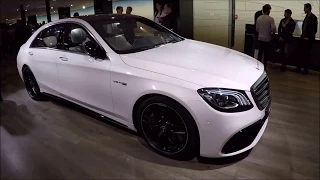 MERCEDES BENZ S-CLASS AMG S63 W222 SALOON LONG NEW MODEL ! WHITE COLOUR ! WALKAROUND !