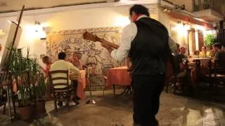 Night Singer in Taormina, Sicily