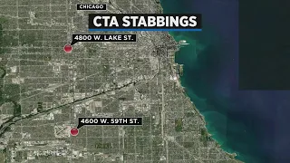 3 men wounded in separate knife attacks on CTA stations, trains less than 24 hours