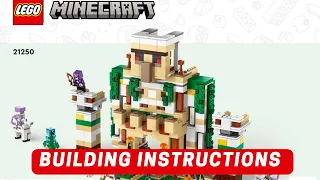 LEGO 21250: The Iron Golem Fortress Building Instructions! | LEGO® Minecraft™ Step-by-Step Guide