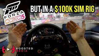 $100K SIM RIG with Forza Horizon 5 - ABSOLUTELY CRAZY!