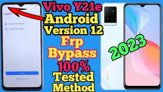 Vivo y21e frp bypass android version 12 | all vivo android 12 google account bypass