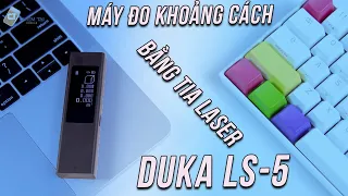 Máy Đo Khoảng Cách Bằng Tia Laser Duka LS-5 - Màn hình Oled, 18 Cách Đo, pin 280mAh đo 4000 lần