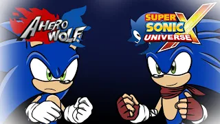 A Hero Wolf - Hyper  Sonic y Sonic Fase 4 - Super Sonic X Universe