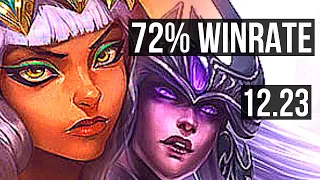 QIYANA vs SYNDRA (MID) | 72% winrate, Legendary, 13/3/11 | EUW Grandmaster | 12.23