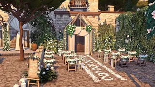 ROMANTIC WEDDING VENUE | No CC | Sims 4 Speed Build (Stop Motion)