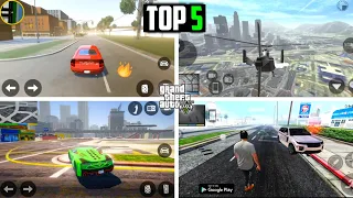 Top 5 GTA 5 Fan Made Games For Android Realistic Graphics | games like gta 5 for android offline