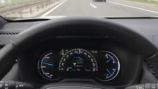 Toyota RAV4 Hybrid (2019) -  consumption at 130 km/h