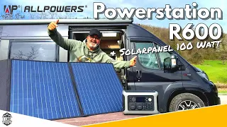 Powerstation Allpowers R600 & 100 Watt Solarpanel| Unser FAZIT  🔋 #powerstation