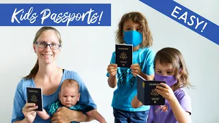 HOW TO GET A PASSPORT for a Baby / Minor / Child in USA United States of America