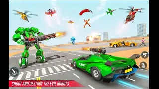 Army Bus Robot car game-Transforming robot gameplay #1