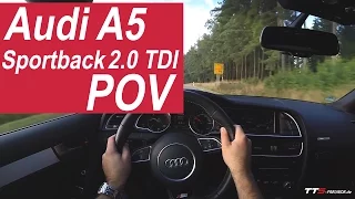 Driving an Audi A5 Sportback 2.0 TDI POV