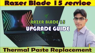 Razer Blade 15 Advanced Disassembly, fan cleaning and thermal paste replacement