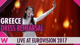 Greece: Demy “This Is Love” semi-final 1 dress rehearsal @ Eurovision 2017