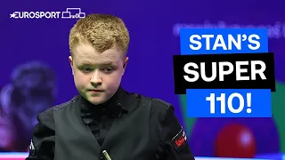 16 Year-Old Stan Moody Hits Super Century At World Championship Qualifiers! | Eurosport Snooker