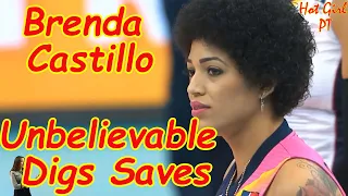 Brenda Castillo - Unbelievable Digs Saves Dominican Team Women Volleyball