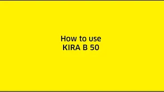 How to use the Kärcher KIRA B 50 Autonomous Scrubber Drier