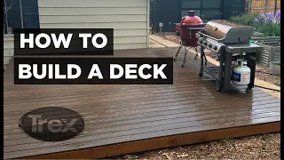 How to build a Deck w/ Trex decking | Episode 1