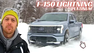 2023 FORD F-150 LIGHTNING: MY VERY DETAILED WINTER ROAD TEST, WAIT UNTIL YOU SEE THE TRACTION!!
