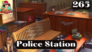 JUNE'S JOURNEY 265 | POLICE STATION (Hidden Object Game) *Mastered Scene*