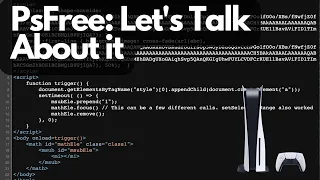 PsFree: Let's Talk About it