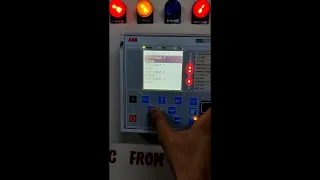 Binary Input / Output (BI / BO) values checking in ABB REF615 relay. #ref615 #relay