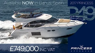 2017 Princess P49 'Holgazan' | Luxury Motor Yacht | FOR SALE in Puerto Banus, Spain