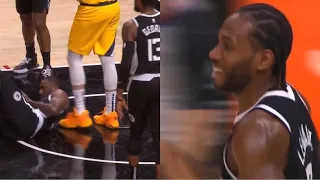 Super Rare Moment! Kawhi Leonard Laughing