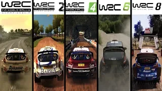 WRC vs WRC 2 vs WRC 3 vs WRC 4 vs WRC 5 vs WRC 6 vs WRC 7 vs WRC 8 - Gameplay Comparison HD