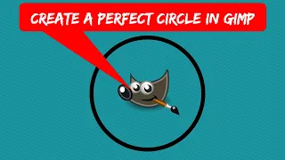 How to Create a Perfect Circle in GIMP || GIMP Tutorial