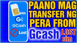 HOW TO RECOVER Gcash Lost SIM and transfer money to a new account