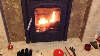 Woodburner install