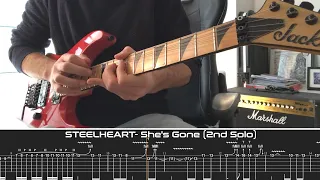 STEELHEART - She's Gone (2nd SOLO) Cover | Guitar Tab |