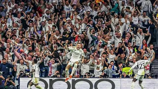 ماتش للتاريخ كالعاده من لاعيبة ريال مدريد و تأهل للفاينل و حسم البطوله الخامسة عشر قريبا من لندن