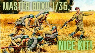 Master Box 1/35."Советская пехота. Контратака 1941 г."