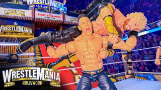 John Cena vs Logan Paul Action Figure Match! WrestleMania Hollywood