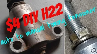 diy h22 manual timing tensioner conversion / project updates / thank you subs