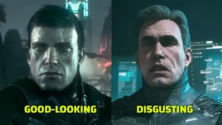 Bruce Wayne Face Comparison (9 YEARS APPART) - Batman Arkham Knight vs Suicide Squad KTJL 2024)