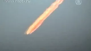 Падение метеорита запечатлели на видео
