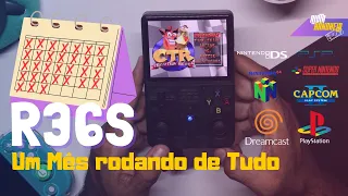 R36S um mês de uso rodando de tudo.