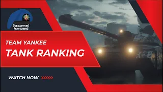 Team Yankee Tank Rankings