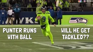 NFL Punters and Kickers Running With the Ball