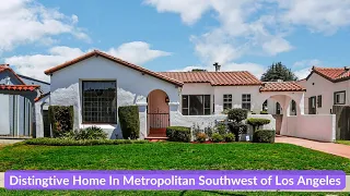 Spanish Style Home In Metropolitan Southwest, Los Angeles, California