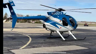 MD-530F Arrival, Engine Start, and Departure
