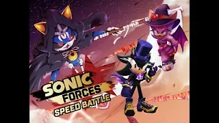 Sonic Forces Speed Battle, Special Halloween, Vampire Shadow, Witch Rouge, and Reaper Metal Sonic.