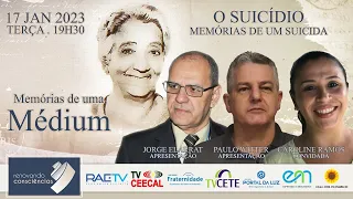 O SUICÍDIO com Jorge Elarrat(RO), Paulo Witter(SP) e Caroline Ramos(TO)| #27 MEMÓRIAS DE UMA MÉDIUM