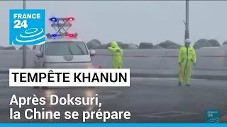 Tempête tropicale Khanun en Asie : la Chine se prépare après le passage de Doksuri • FRANCE 24