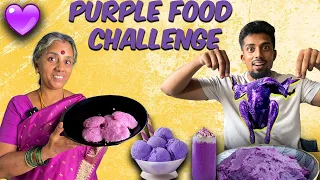 Eating only purple food for the entire day💜🍛