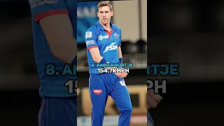 TOP 10 FASTEST BALL IN IPL HISTORY 2008-2022 || #shorts #viral #ipl #top10 #ipl2023