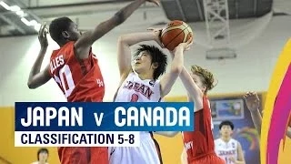 Japan v Canada - Classification 5-8 - 2014 FIBA U17 World Championship for women